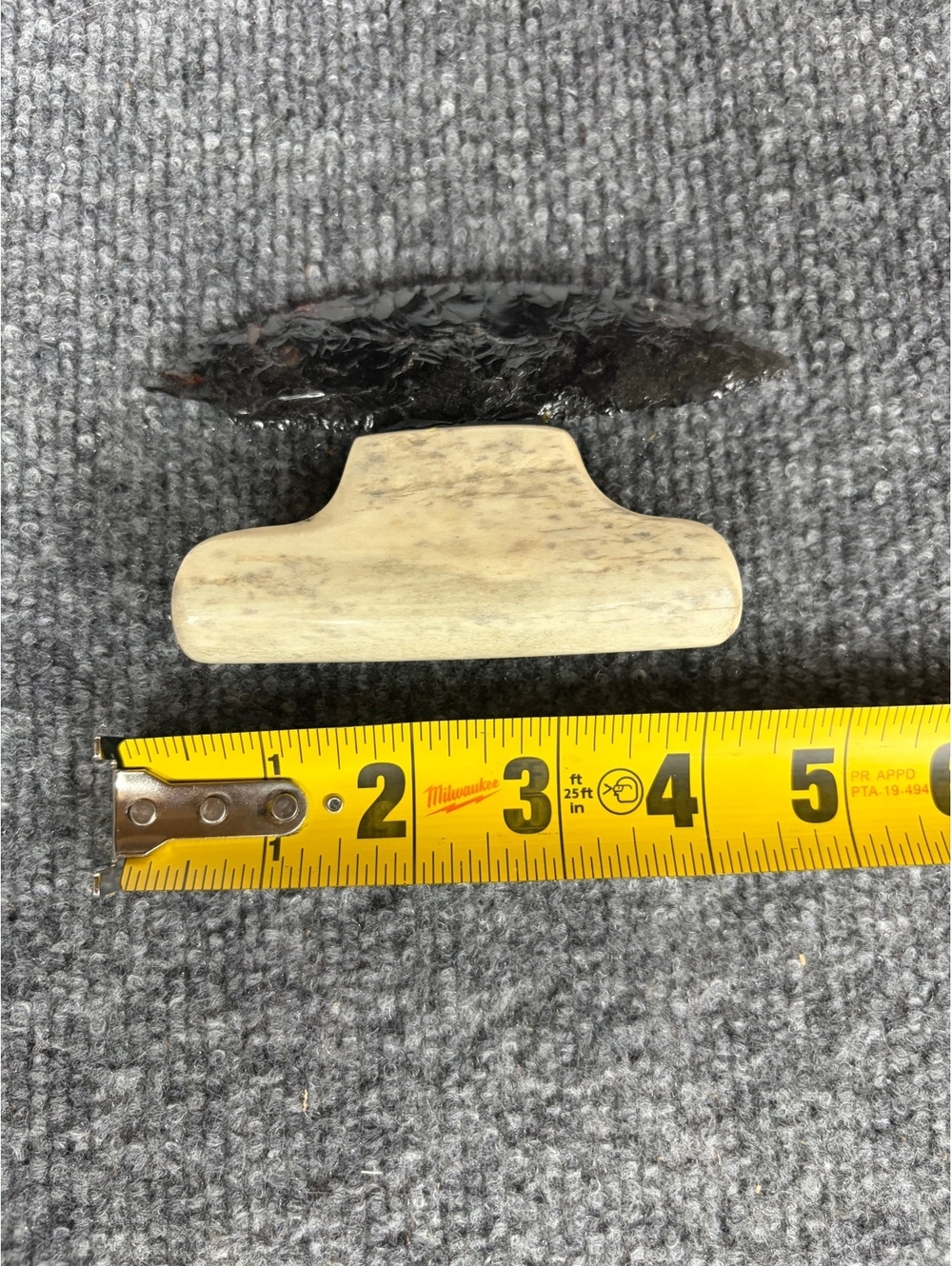 hand-knapped ulu knife by Craig Ratzat 1989